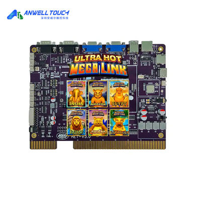 HET Skill Megalink Oyunu Mega Link 6in1 Pcb Oyun Tahtası US PLUG