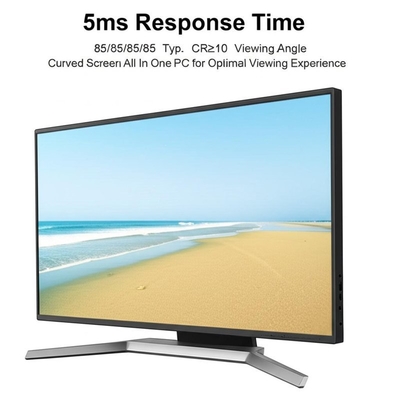 5ms Tepki Süresi ve 85/85/85/85 Tipik CR≥10 İzleme Açısı Kavisli Ekran Hepsi Bir Arada PC ile Optimum İzleme Deneyimi
