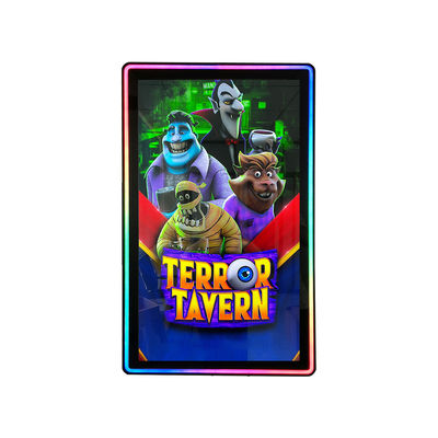 500 Nits Parlaklık 43 inç Fusion Link Gaming Dokunmatik Ekran Ekranı LED Yüzük Işıkları ile
