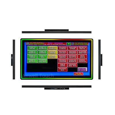 5ms Düzenlenebilir Parlaklık Yan + Kenar LED Bezel PCAP Dokunmatik Ekran Oyun Monitörü