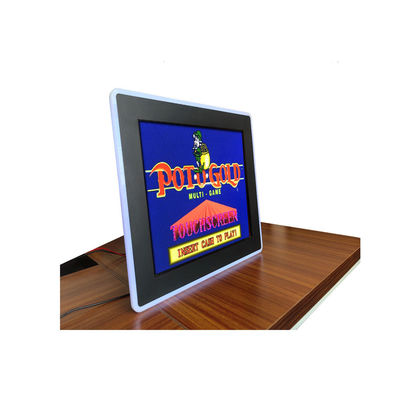 1280×1024 Kontrast oranı 19 inç kızılötesi dokunmatik ekran monitörü Side+Edge LED bezel ile