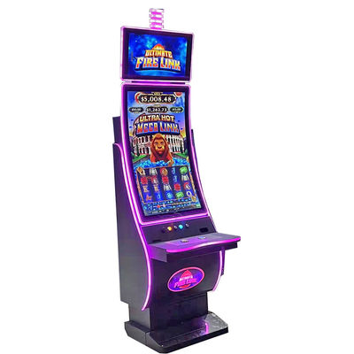110V/220V Metal Dolap Slot Makinesi 43 Inç Eğilmiş Oyun Dokunmatik Monitörü