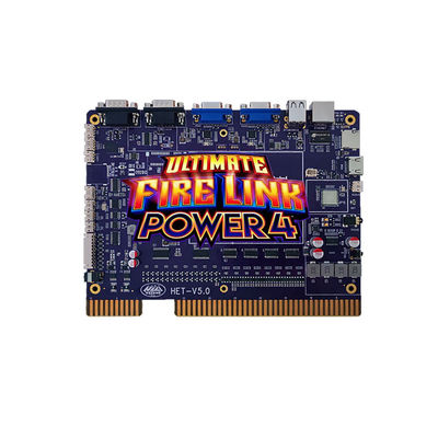 HET Yetenek Oyunu Arcade Ultimate Fire Link Power4 Pcb Oyun Tahtası