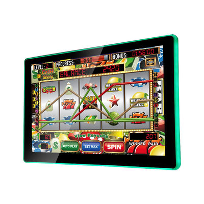 Oyun PCAP Dokunmatik Ekran Interaktif Dolaplar İçin Yan Kenar LED Bezel 27 Inch Monitor