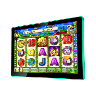 Oyun PCAP Dokunmatik Ekran Interaktif Dolaplar İçin Yan Kenar LED Bezel 27 Inch Monitor