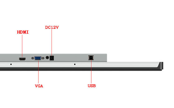 32 Inch Wide Viewing Angle Endüstriyel Dokunma Monitörü PCAP Kiosk ve Interaktif Dijital İşaret Uygulamaları için Çoklu Dokunma