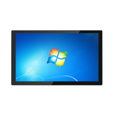 Dahili 21.5 Inç İnce İnce Düz LCD Monitör Dvi VGA Kapasitif PCAP Dokunmatik Monitör