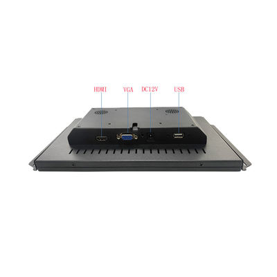 Su geçirmez IP65 10.1 Inç Açık Çerçeve Tarzı Dahili Dokunmatik Monitör 1000 Nits Açıklık 1280*800 Dış Kullanım