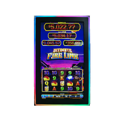 43 inç Gaming Ir Touch Monitor Side Edge Interactive Kiosks ve Oyun Makineleri için LED Bezel