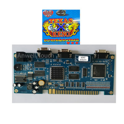 TEXAS KENO 4 Hearts Pcb Oyun Tahtası 0.5kg Satılık Arcadesd Pcb