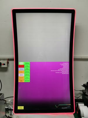 43 178° Görme açısı Oyun PCAP 1ms Yanıt Zamanı ile Eğilmiş Dokunmatik Ekran