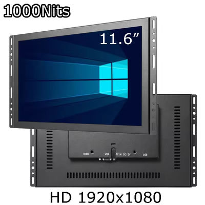 11.6 Inch 1920*1080 Embedded Touch Display 1000Nits Touchscreen Monitor Endüstriyel