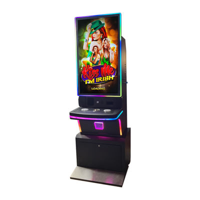 43 Inch Metal Skill Gaming Cabinet Firelink / Lightning Oyunları için Kapasitif Dokunmatik Monitörlü Slot Makinesi