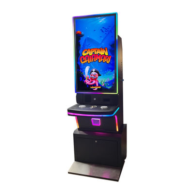 43 Inch Metal Skill Gaming Cabinet Firelink / Lightning Oyunları için Kapasitif Dokunmatik Monitörlü Slot Makinesi