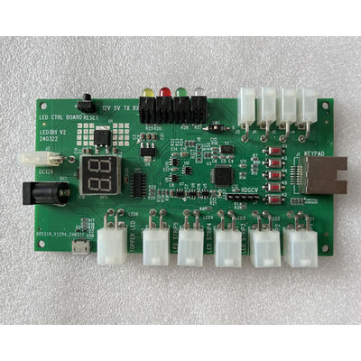 LED Işıklar Oyun Denetleyicisi Kontrol Düğmesiyle Yüksek Performanslı Pcb