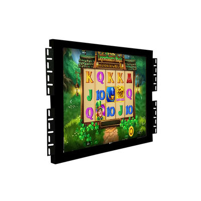 19 inç Yüksek 4:3 Tanımlı Tempered Glass IR Gaming Touch Monitor For Pog/Wms