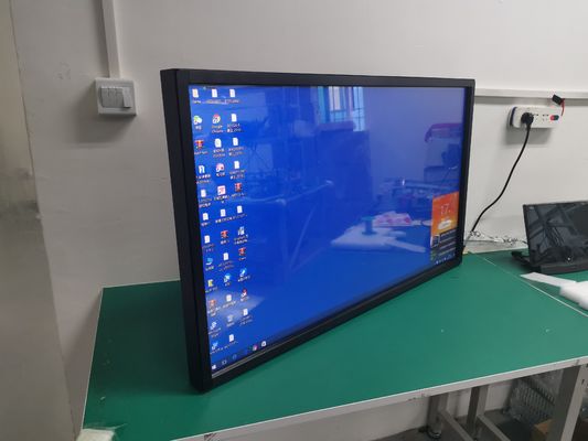 55 inç Ultra Duyarlı 5ms Kızılötesi Oyun Makinesi Monitör Kusursuz 10 Noktalık Kesinlikle Dokunmatik Ekran
