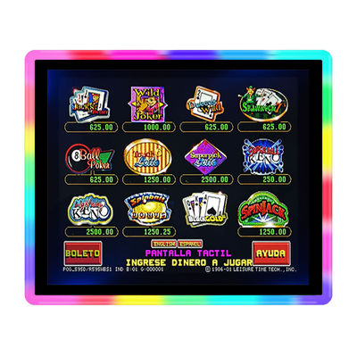19 inç LED Monitör Kapasitif Dokunmatik Ekran Monitörü ASR için Texas Keno Pot O Gold Pog Oyun