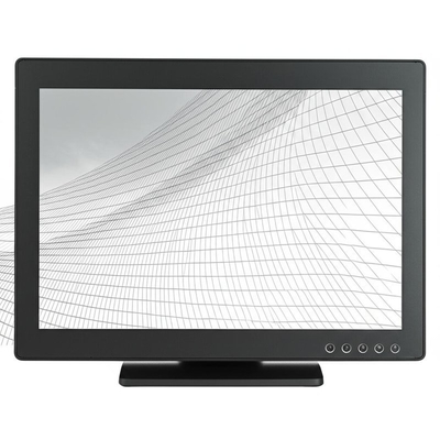 1280 X 1024 Çözünürlüklü Yüksek Çözünürlüklü Endüstriyel Dokunmatik Monitör, RS232 / USB Dokunmatik Sinyal Girişi ve 5ms Tepki Süresi